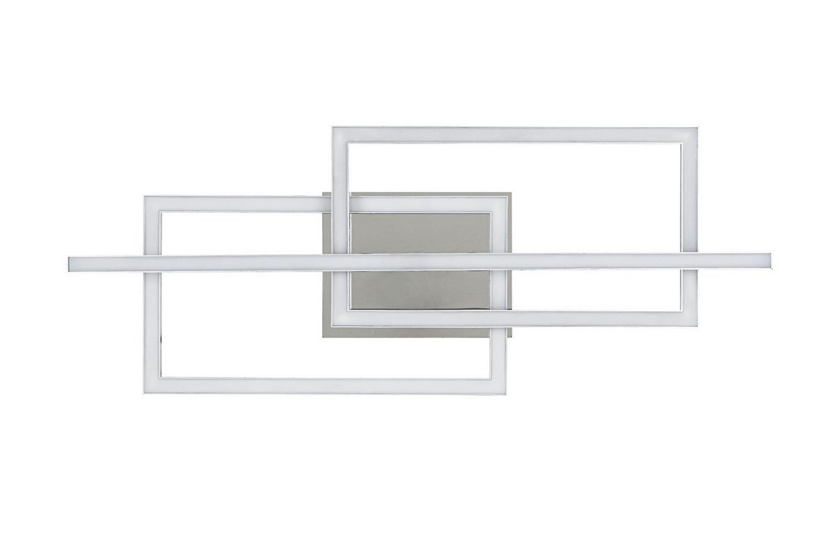 Led Mennyezeti Lámpa Nevi - ezüst/króm, Modern, műanyag/fém (63/24,5/7,7cm) - Luca Bessoni