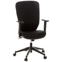 Drehstuhl Traffic 30 Schwarz - Schwarz, MODERN, Kunststoff/Textil (58/117/48cm) - MID.YOU