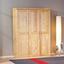 Drehtürenschrank Pelle B: 140 cm Kiefer - Naturfarben, LIFESTYLE, Holz (140/190/55cm) - Carryhome Drehtürenschrank Pelle B: 140 cm Kiefer - Naturfarben, LIFESTYLE, Holz (140/190/55cm) - Carryhome