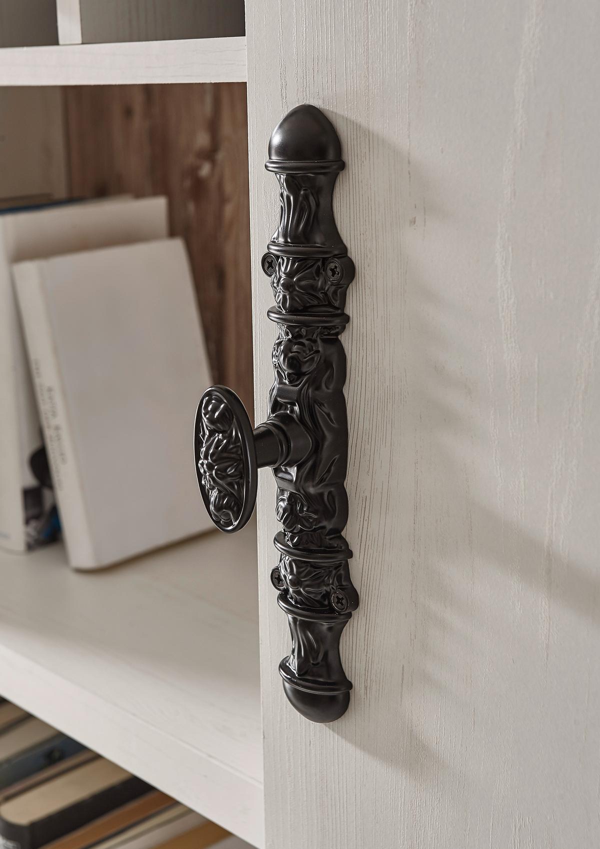 Vitrine Florenz Pinienfarben B: 71cm - Pinienfarben, Design, Holzwerkstoff (71/146/37cm) - MID.YOU