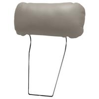 Kopfstütze Nordic Platinfarben B: 43 cm - Platinfarben, Design, Leder/Textil (43/18/15cm) - Livetastic