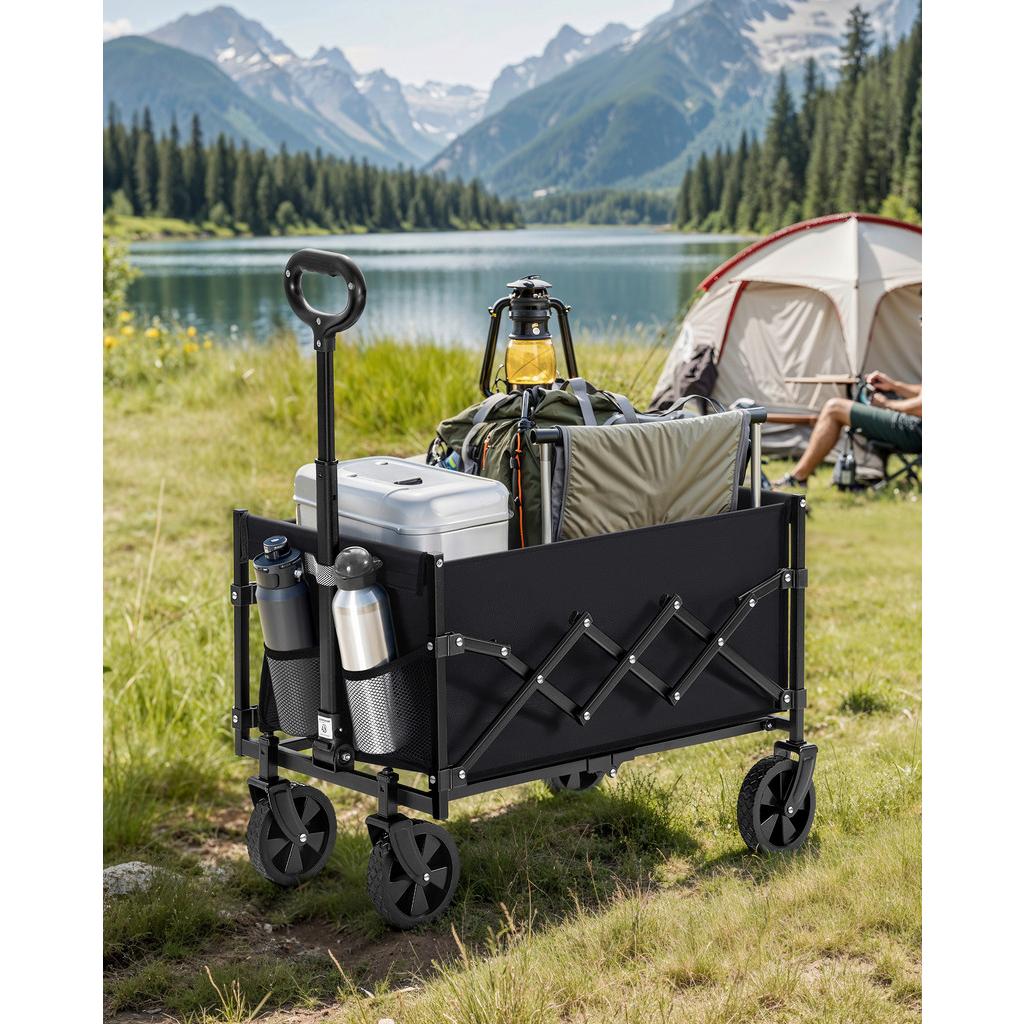 Bollerwagen Schwarz B: 67 cm