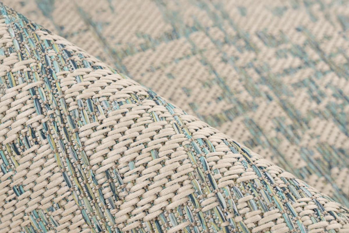 Flachwebteppich Bxl: Ca. 200x290 Cm - Blau, Basics, Textil (200/290cm) - Kayoom