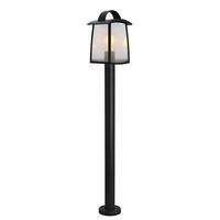 Außenleuchte Kelsey 40 Watt, Glas - Klar/Schwarz, Design, Glas/Metall (103,50/17,00/15,00cm)