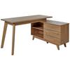 Eckschreibtisch Libre D 240 E* - Eichefarben, MODERN, Holzwerkstoff (140/118/76cm) - Livetastic