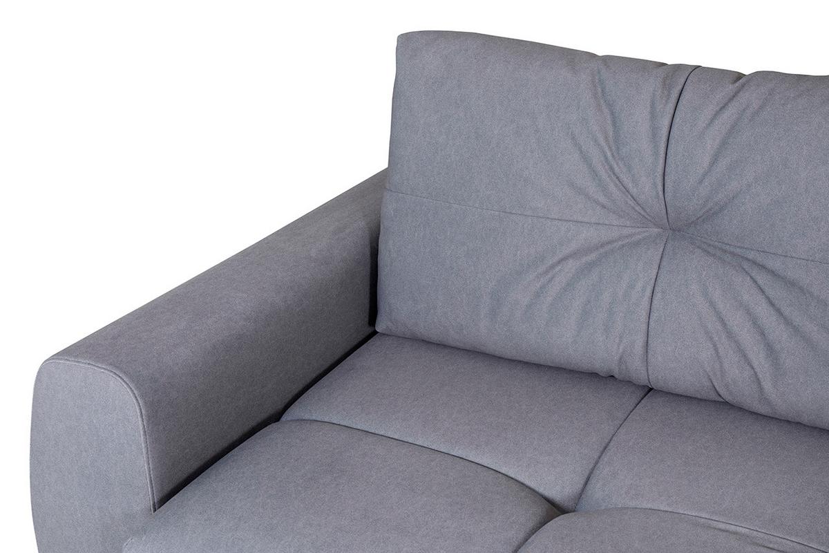 Kanapéágy Luis - bézs/fehér, Modern, textil/fa (257/106/88cm)
