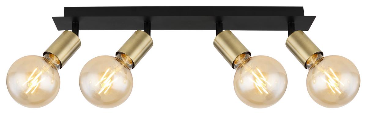 Strahler 54998-4b - Schwarz, Design, Metall (50/6/10,5cm) - Globo