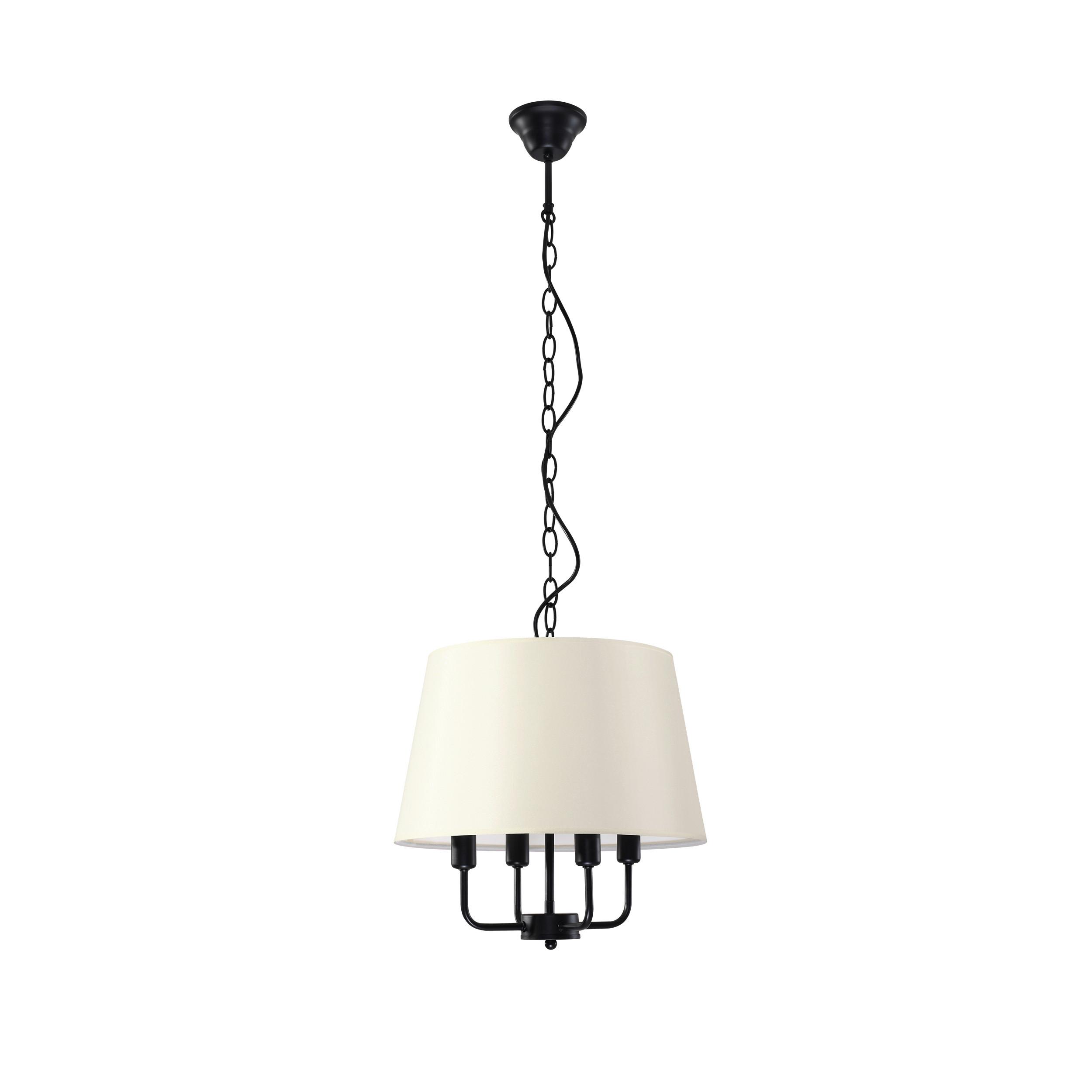Pendelleuchte 31-01368 Pasteri - Goldfarben/Schwarz, KONVENTIONELL, Metall (37,5/37,5/110cm)