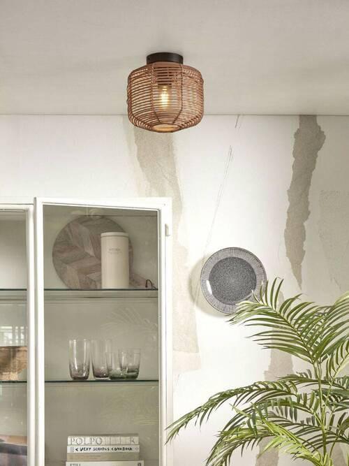 Deckenleuchte Tanami/C/2520/N - Naturfarben, Trend, Holz (25/25/20cm) - Good & Mojo