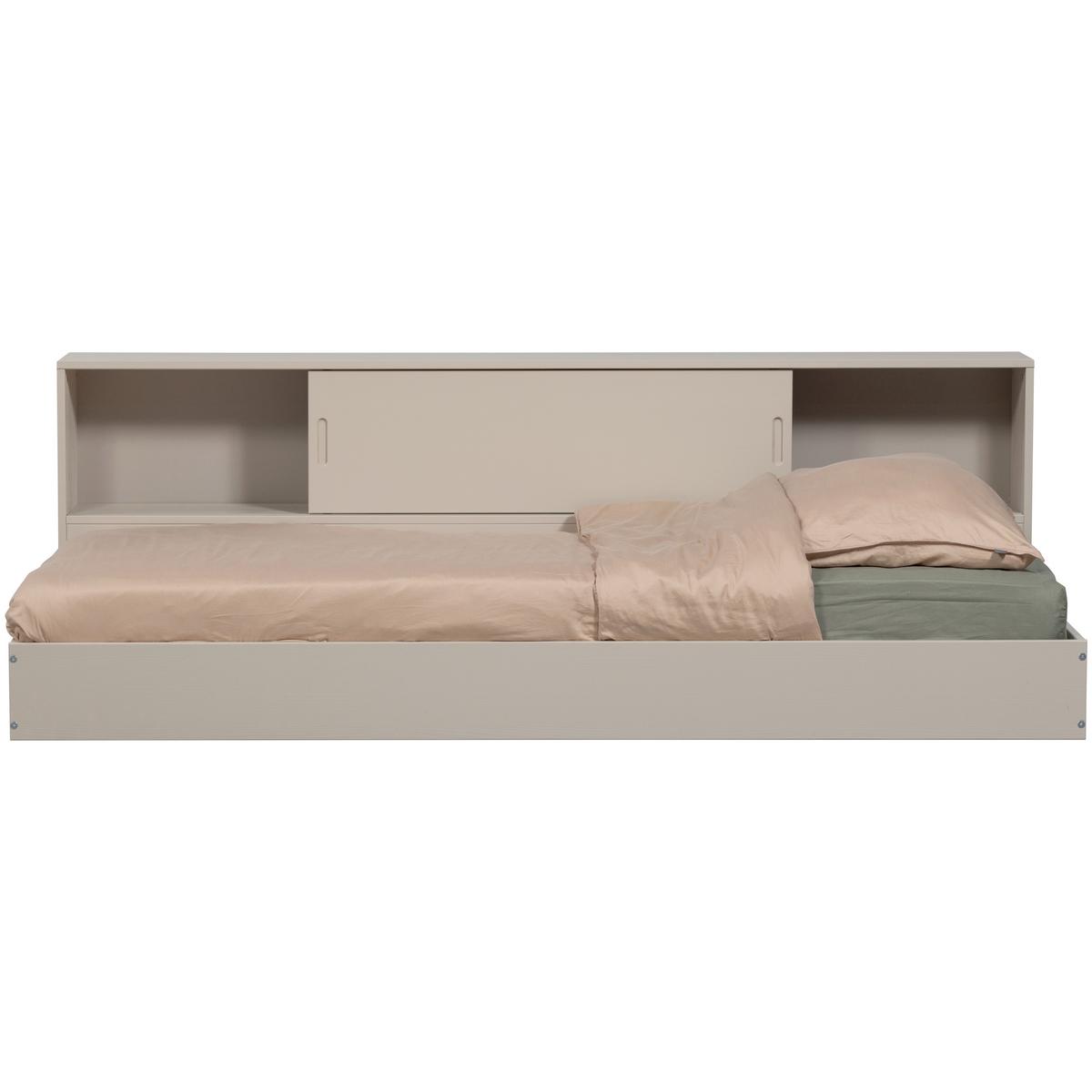 BODENBETT. Carter Grau 90x200cm - Grau, Basics, Holz (90/200cm) - MID.YOU