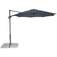 Ampelschirm Ravenna Dm: 293 H: 244cm Anthrazit - Anthrazit, Basics, Textil/Metall (293/244cm) - Doppler