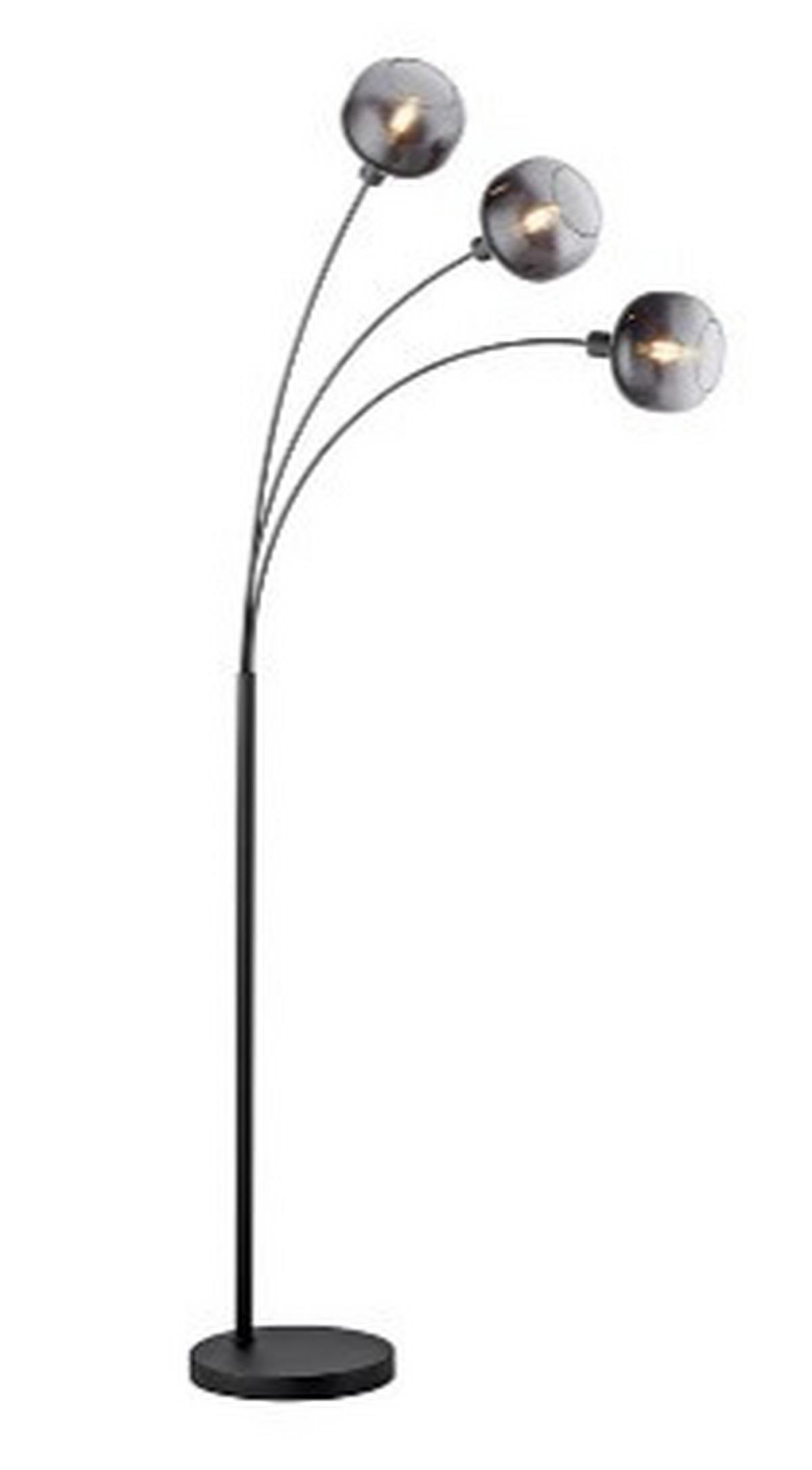 STOJACÍ LAMPA GITTI - černá, Moderní, kov/plast (63/160cm) - Mömax
