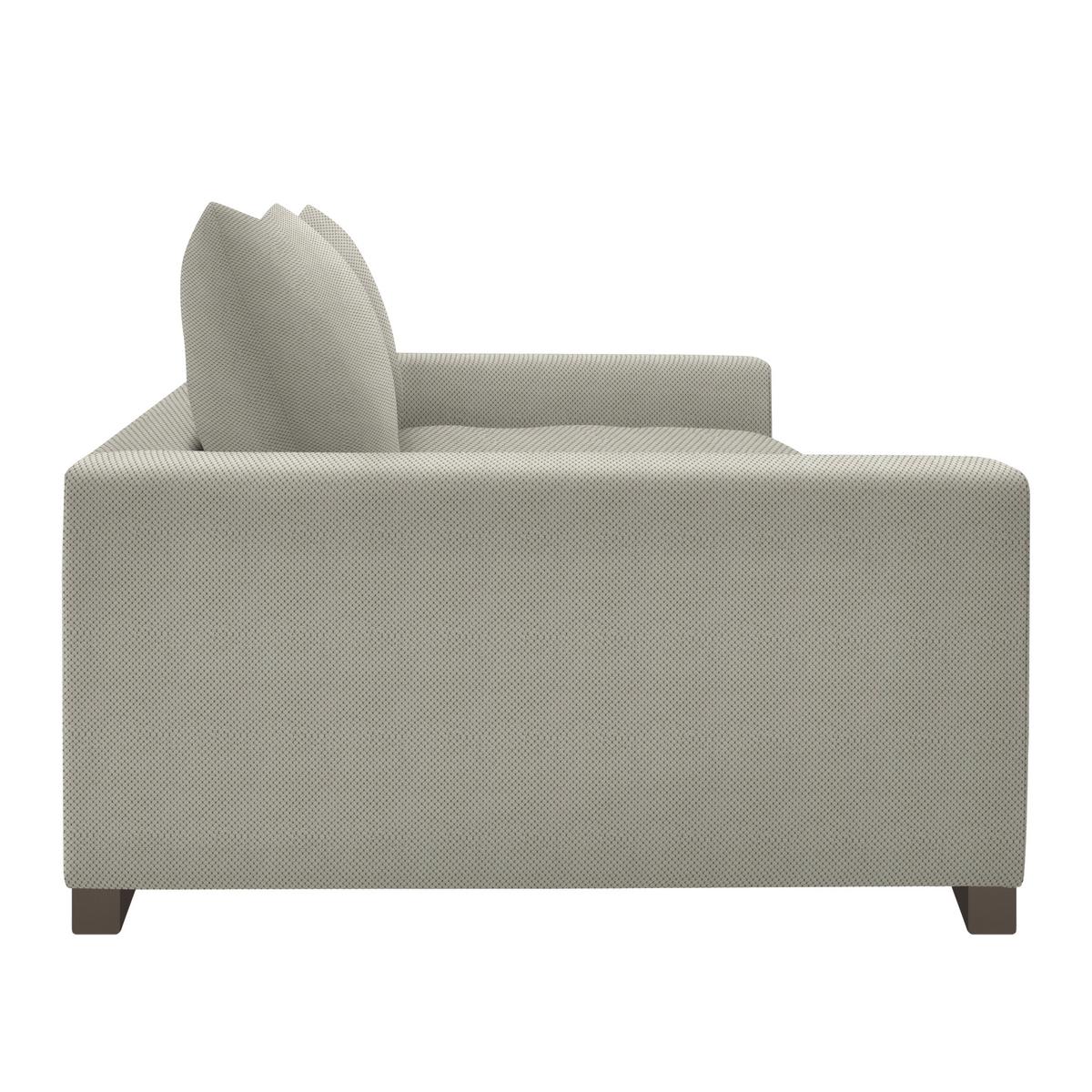 Mega pohovka PEDRO 1200, šedohnědá - šedohnědá, Moderní, kov/dřevo (261/83/124cm) - Mömax