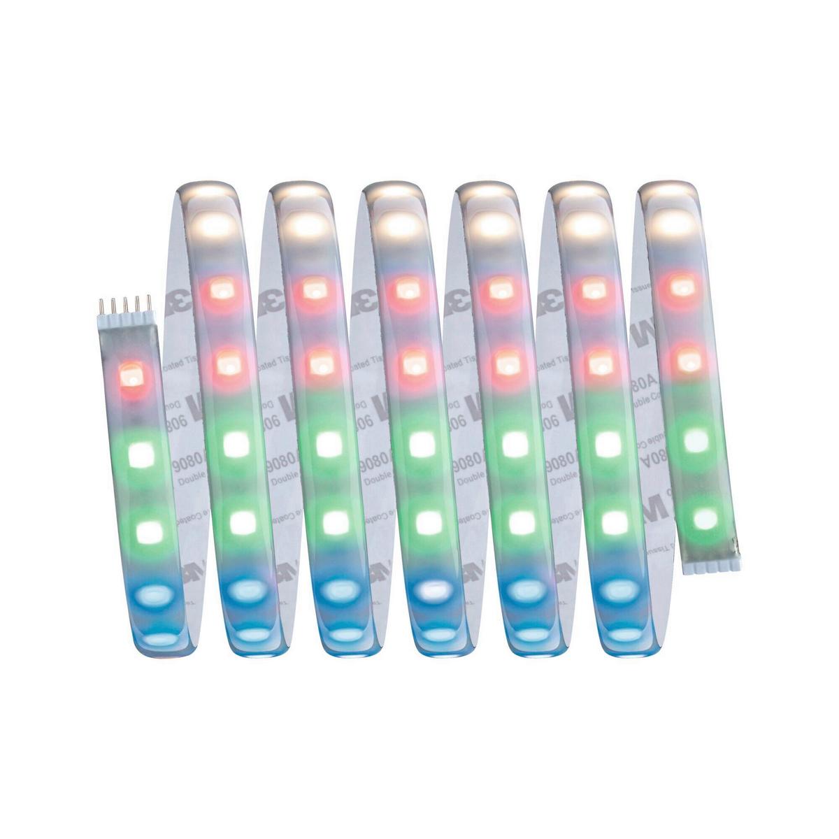 Led-streifen Farbwechsler L: 2,5 M, Dimmbar - Silberfarben, Basics, Kunststoff (250,0cm) - Paulmann