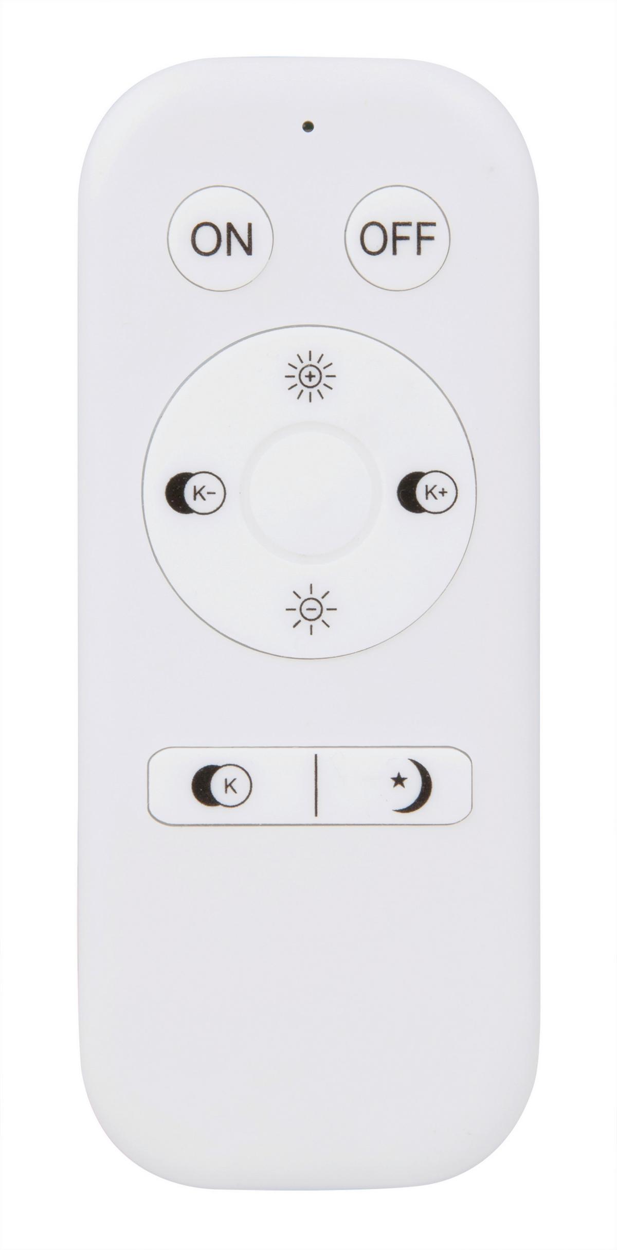 LED-Hängeleuchte H: 120 cm 1-Flammig mit Stufenschalter - Opal/Graphitfarben, Basics, Kunststoff/Metall (79,5/120cm) - Globo