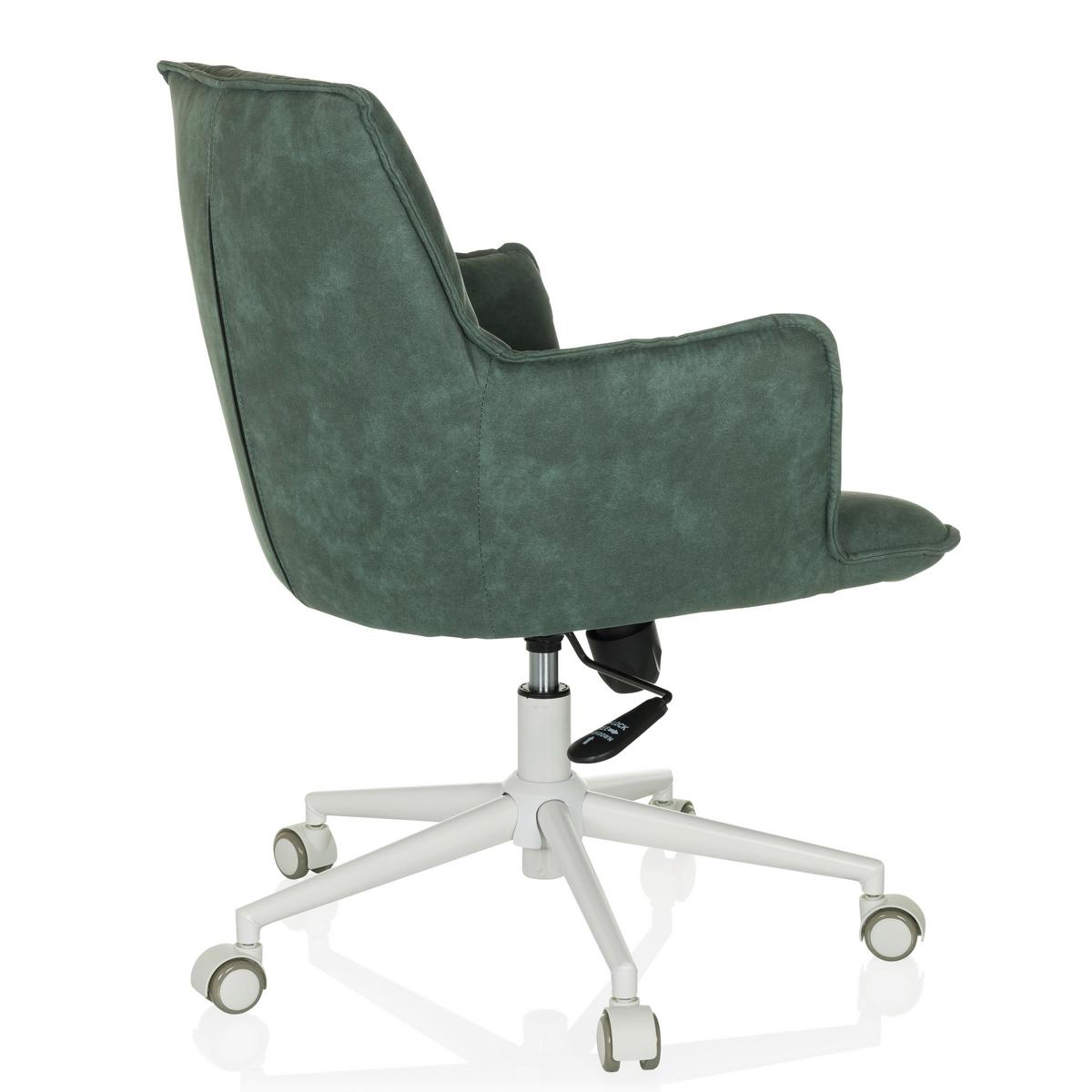 Drehstuhl Mintgrau B: 54 cm - Mintgrau/Weiß, MODERN, Kunststoff/Textil (54/85/70cm) - MID.YOU