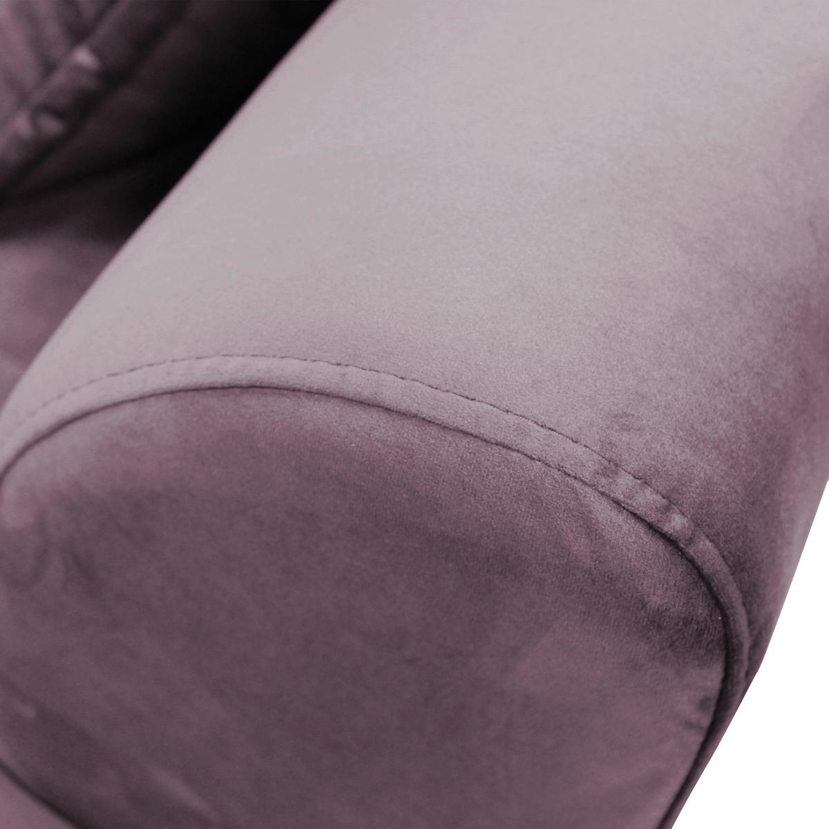 Eckschlafsofa Bello Beere Mit Schlaffunktion Ottomane Rechts - Beere/Schwarz, Design, Textil (277/187cm) - Livetastic