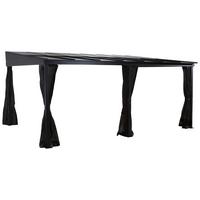 TERRASSENÜBERDACHUNG ST. BARTH 12X16 - Anthrazit, Basics, Metall (383,5/240/362,5cm)