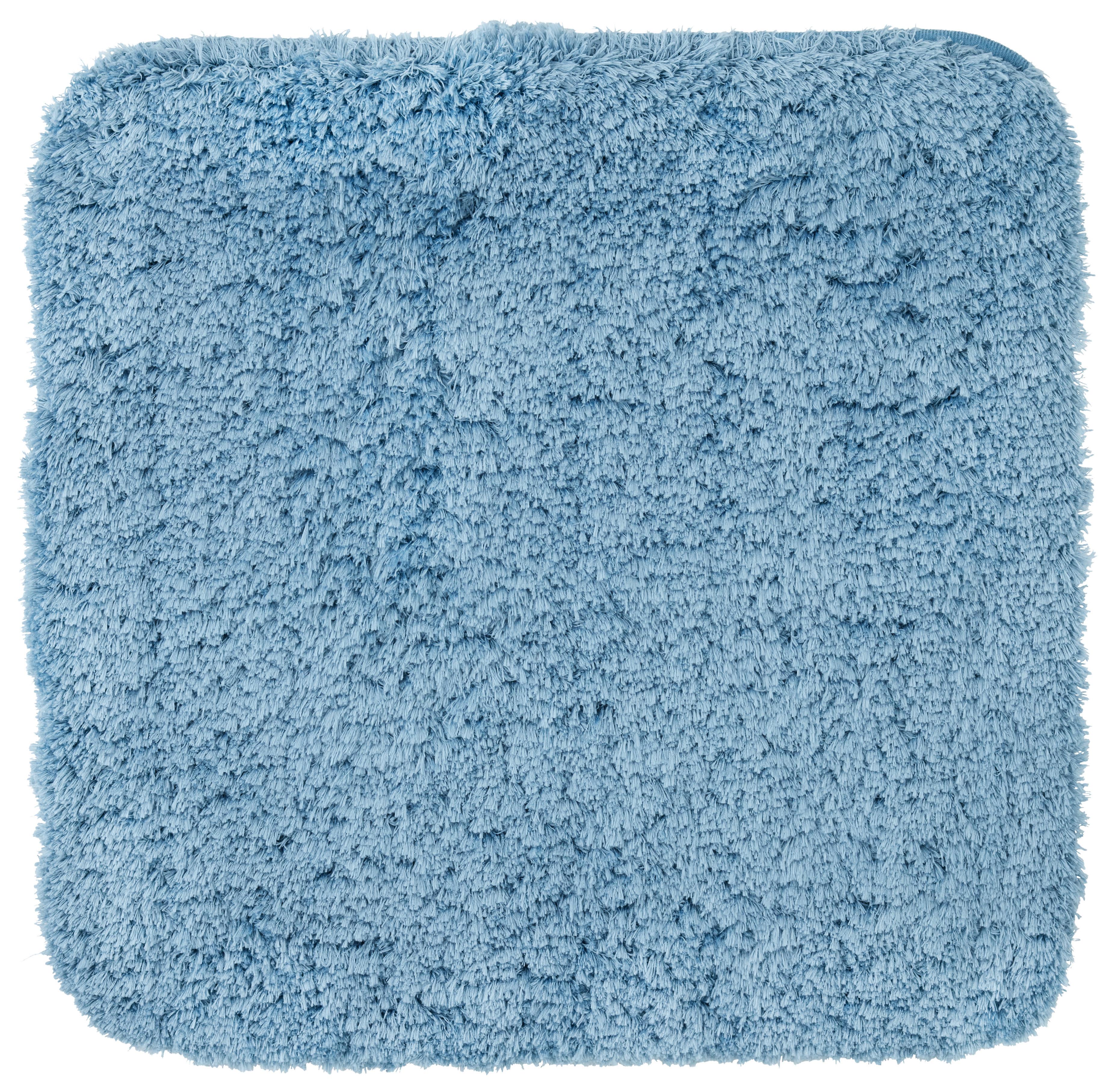 WC předložka Chris, 50/50cm, modrá - modrá, textil (50/50cm) - Premium Living