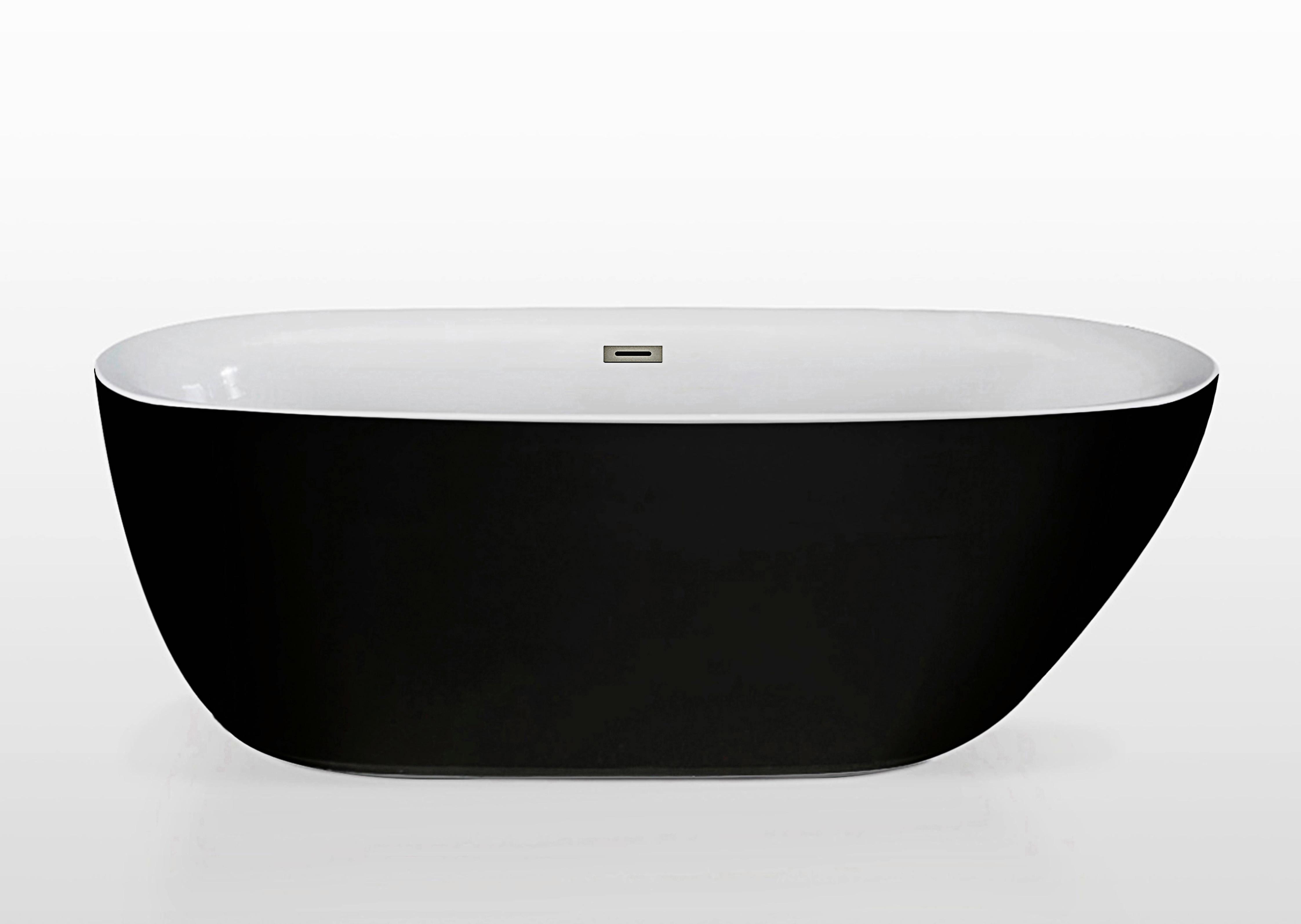 Badewanne Freist. Badewanne Melbourne - Weiß, KONVENTIONELL, Kunststoff (170/74/56cm) - Sanotechnik