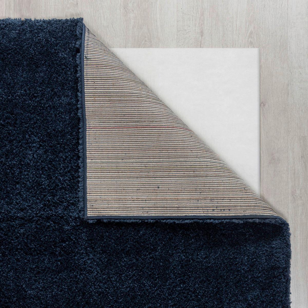 Shaggy Soft Feather Dunkelblau120x170 - Blau/Dunkelblau, Basics, Textil (120/170cm)