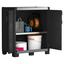 Kunststoffschrank XL Garage 89 cm Niedrig - Schwarz, Basics, Kunststoff (89/99/54cm) - Keter Kunststoffschrank XL Garage 89 cm Niedrig - Schwarz, Basics, Kunststoff (89/99/54cm) - Keter