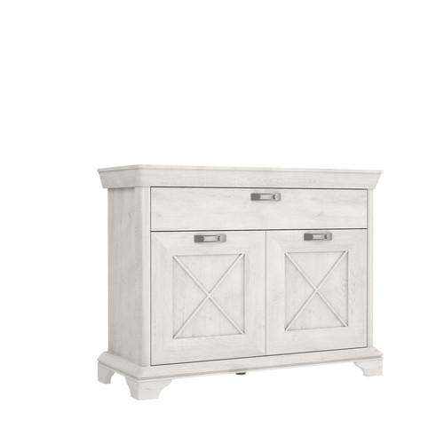Sideboard B: 123,3 cm Kashmir, Pinienfarben/Weiß