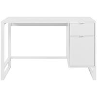 Schreibtisch B 65cm H 75cm Sumatra Weiß - Weiß, Basics, Holzwerkstoff (120/65/75cm) - MID.YOU