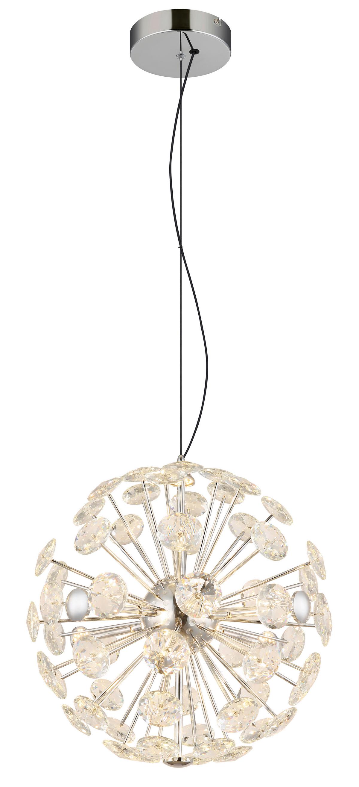 Hängeleuchte Virina 230V, DxH: ca. 45x150 cm - KONVENTIONELL (45/150cm) - Globo