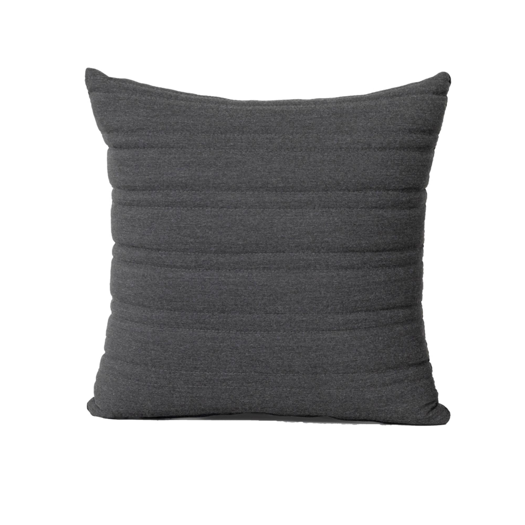 OUTDOOR-KISSEN LINE - Anthrazit, MODERN, Textil (45/45cm) - Gardenson