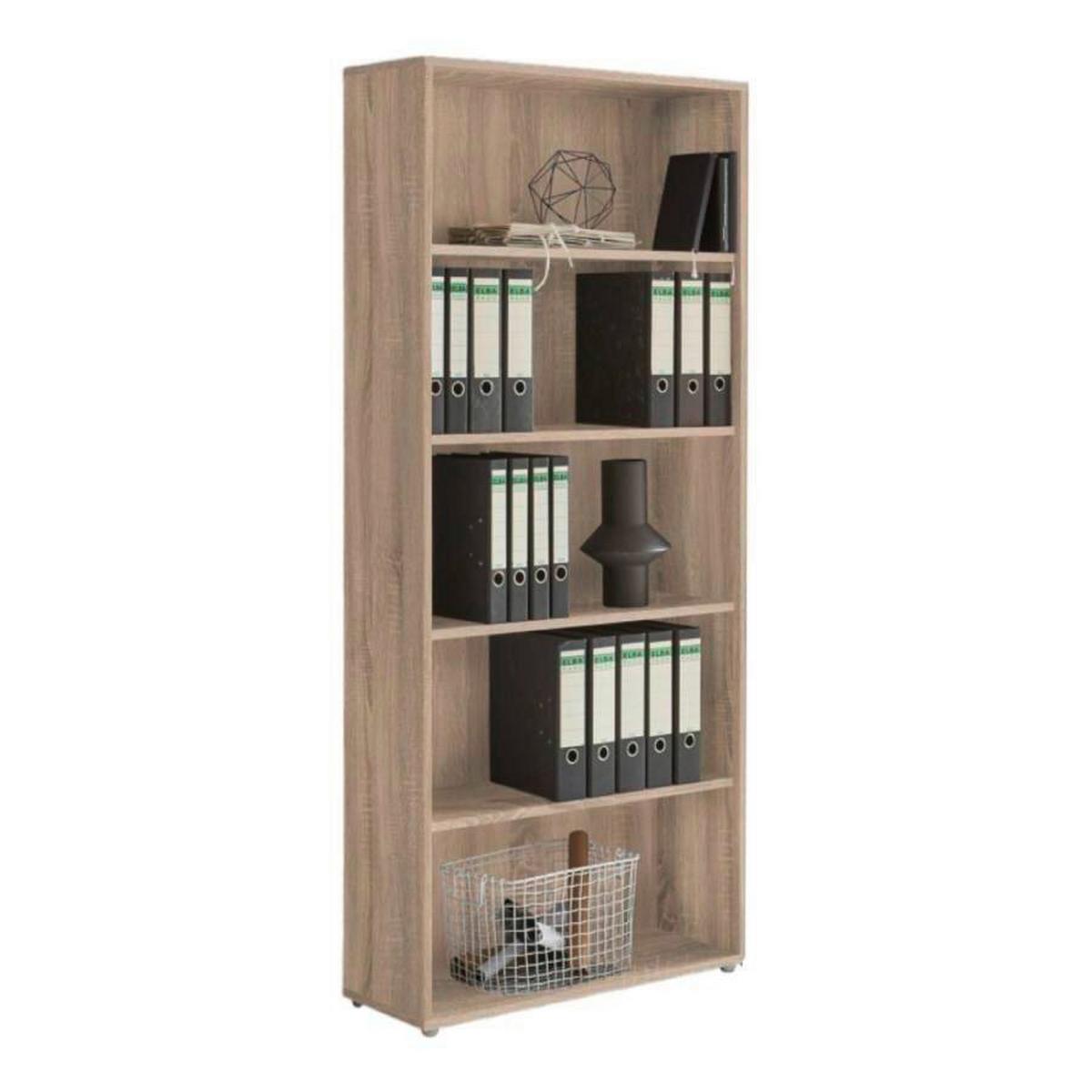 Büro Office Edition Sonoma Eiche Dekor/weiß - Weiß/Sonoma Eiche, MODERN, Holzwerkstoff/Metall - MID.YOU