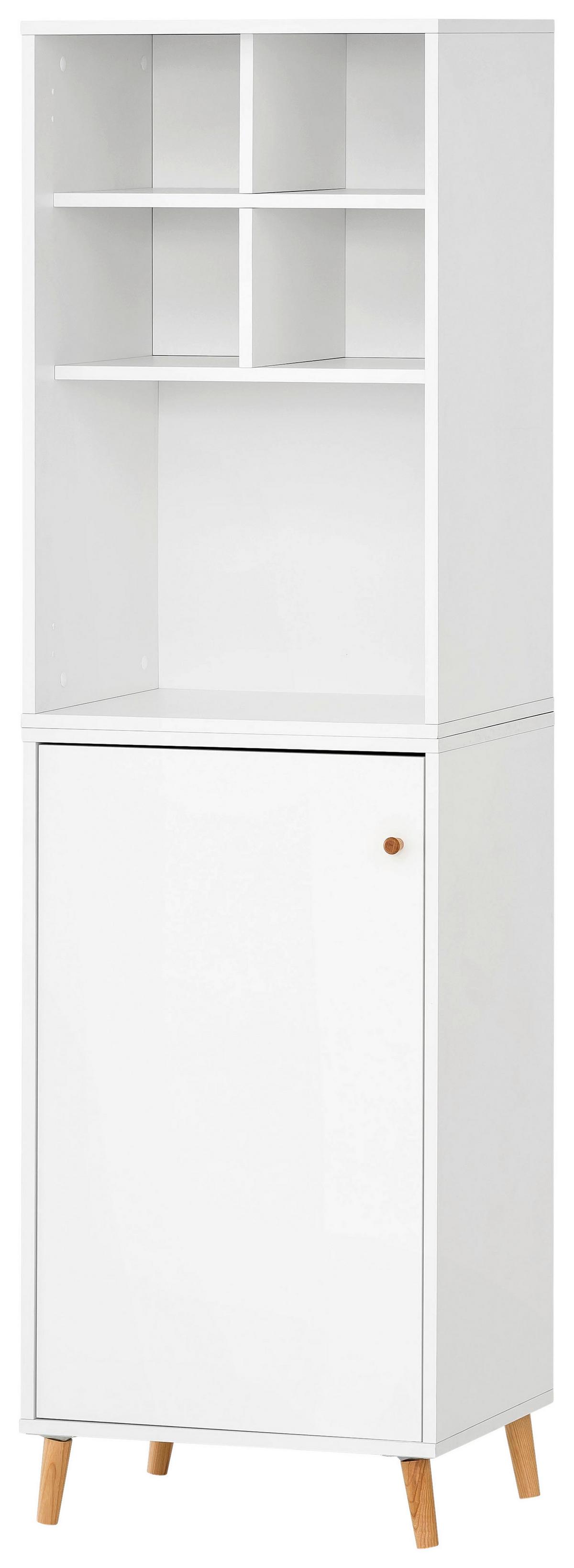 Aktenschrank Holzwerkstoff Weiß B: 50,95 cm - Weiß, MODERN, Holzwerkstoff (50,95/174,2/41cm) - MID.YOU