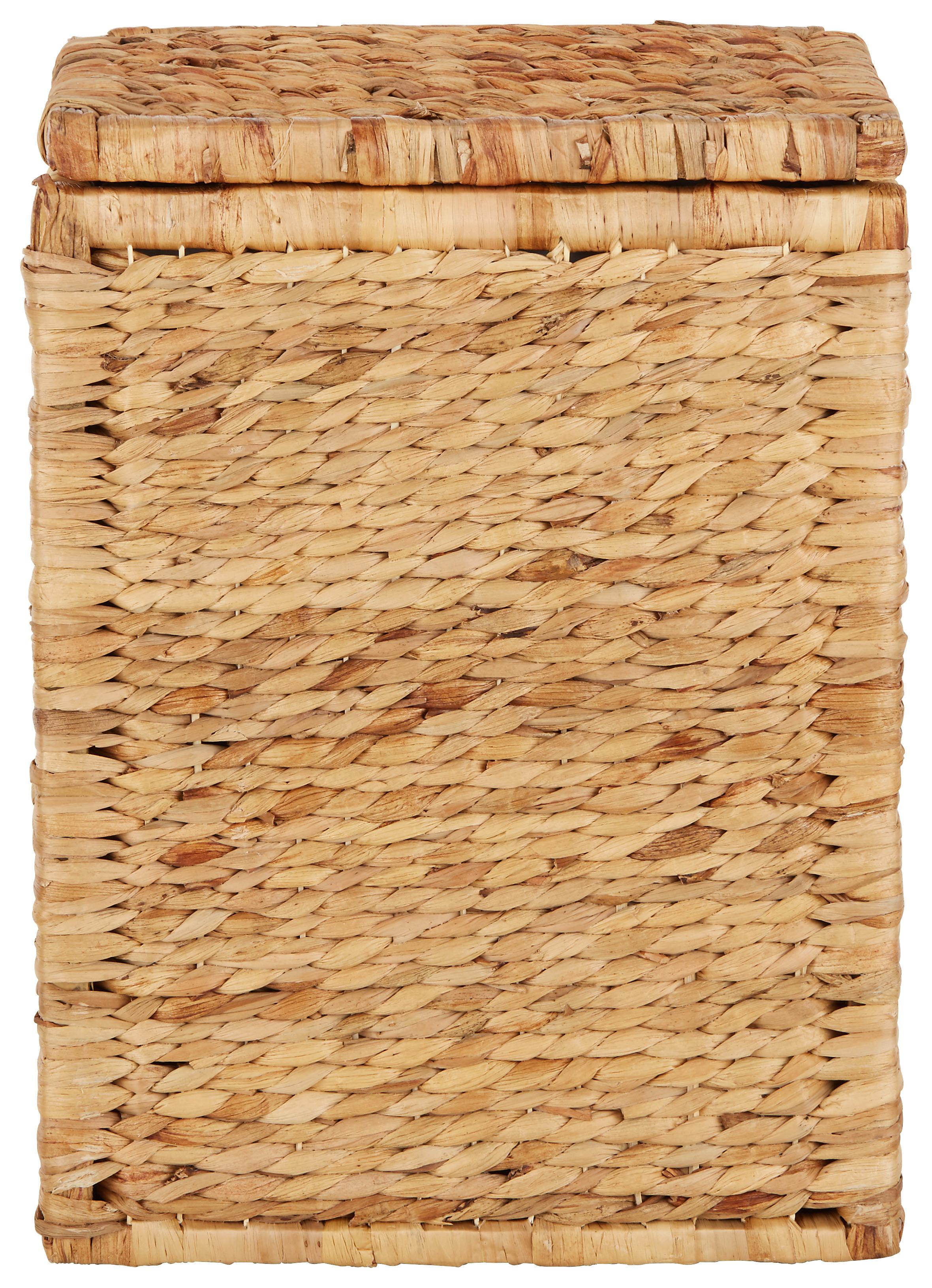 Koš na prádlo Max, 53l - přírodní barvy, Romantický / Rustikální, textil/přírodní materiály (38/52/27cm) - Zandiara