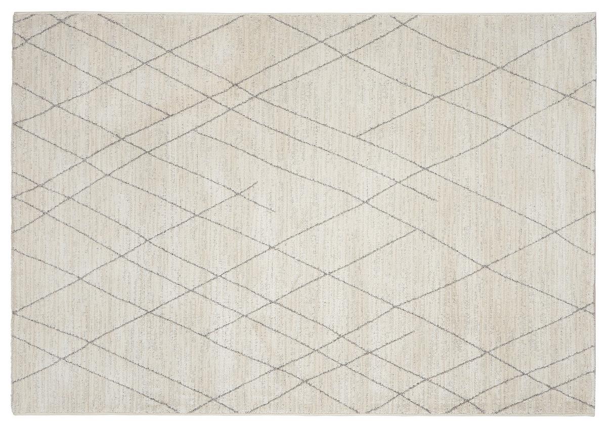 Webteppich Creme/beige Rita 80x150 Cm - Beige/Creme, ROMANTIK / LANDHAUS, Textil (80/150cm) - James Wood