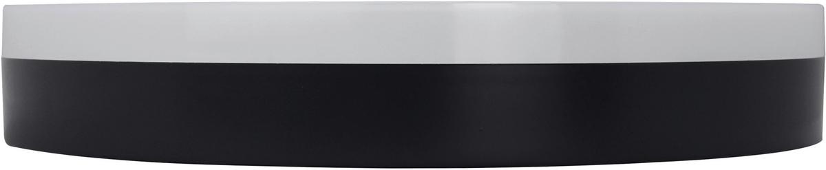 Led-deckenleuchte Ø 28 Cm, Für In- Und Outdoor - Schwarz, Basics, Kunststoff (28/5,1cm)