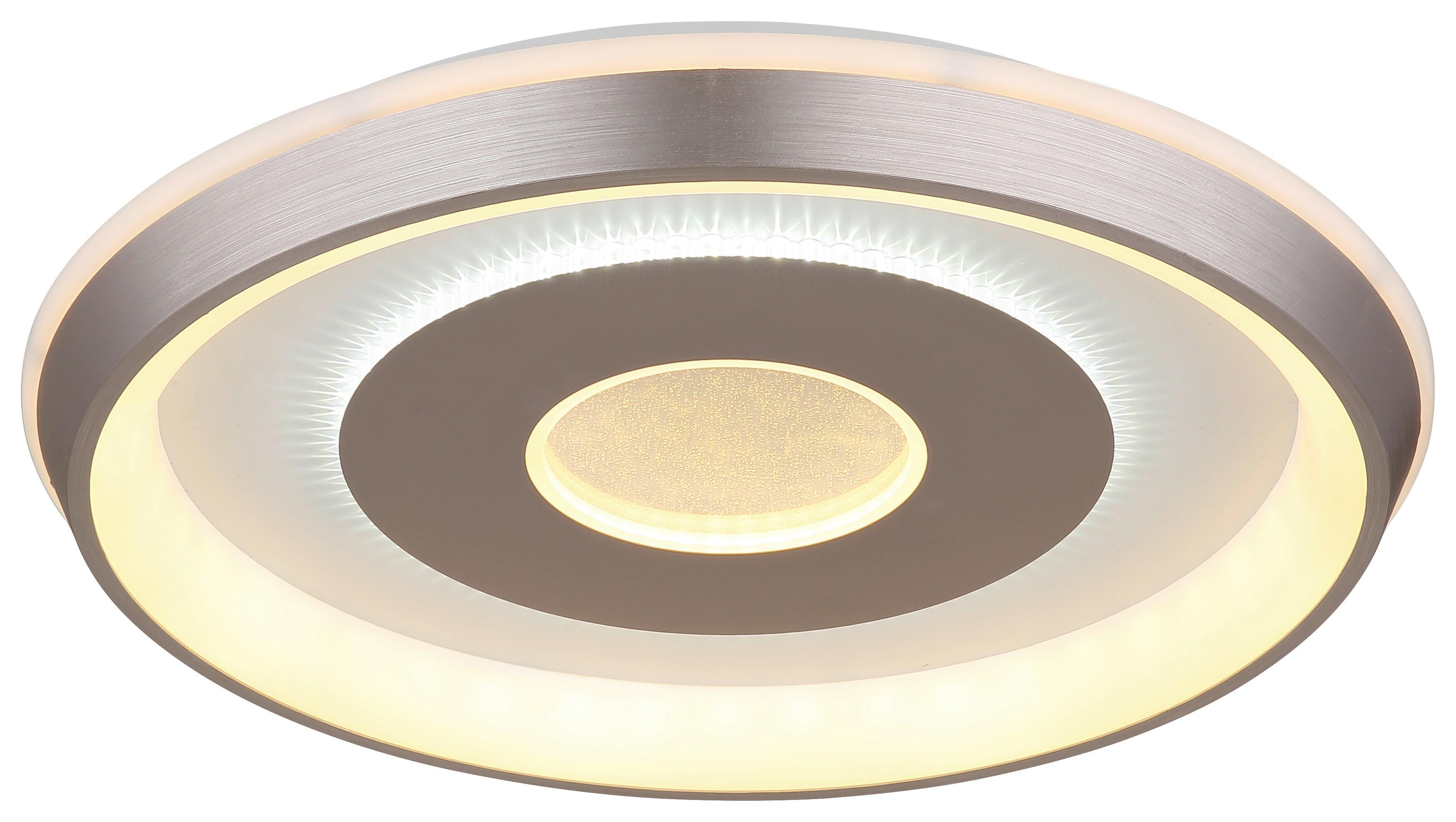 Led Mennyezeti Lámpa Christel - homokszínű/fehér, Basics, műanyag/fém (49/7cm) - Luca Bessoni