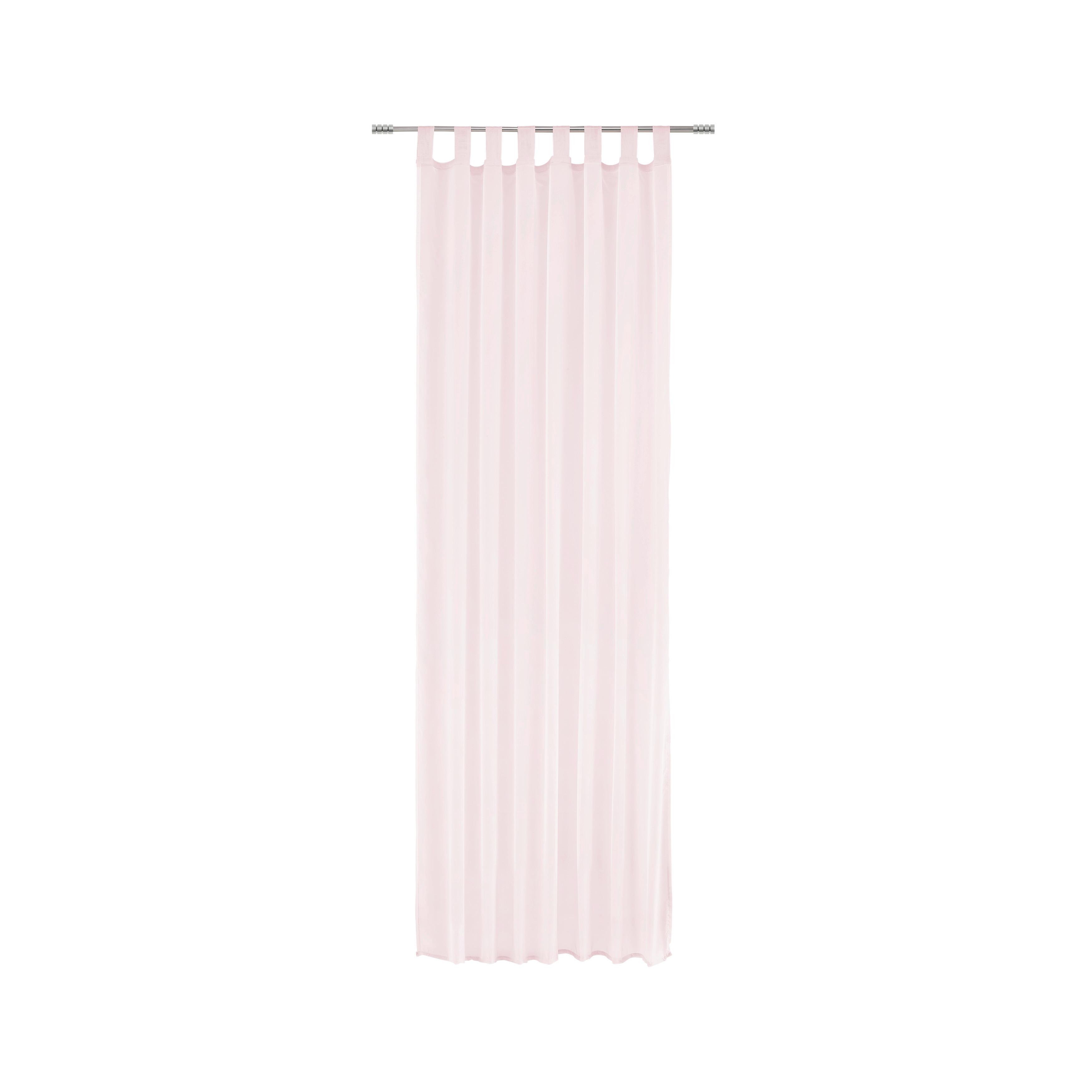 ZÁVĚS S POUTKY Hanna 2ks/bal.,140/245cm - růžová, textil (140/245cm) - Based