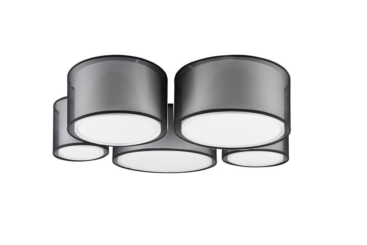 Deckenleuchte 611400532 Franklin - Schwarz, Basics, Metall (90/70/21,5cm) - Trio Leuchten