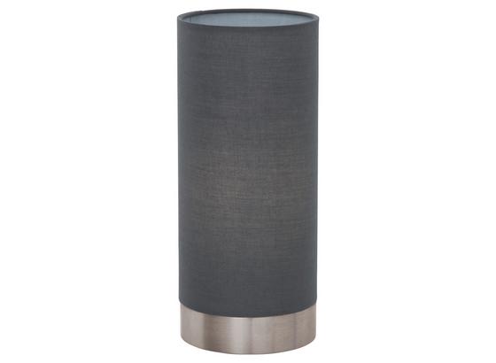 Tischleuchte Pasteri - Grau/Nickelfarben, MODERN, Textil/Metall (12/25,5cm) Tischleuchte Pasteri - Grau/Nickelfarben, MODERN, Textil/Metall (12/25,5cm)