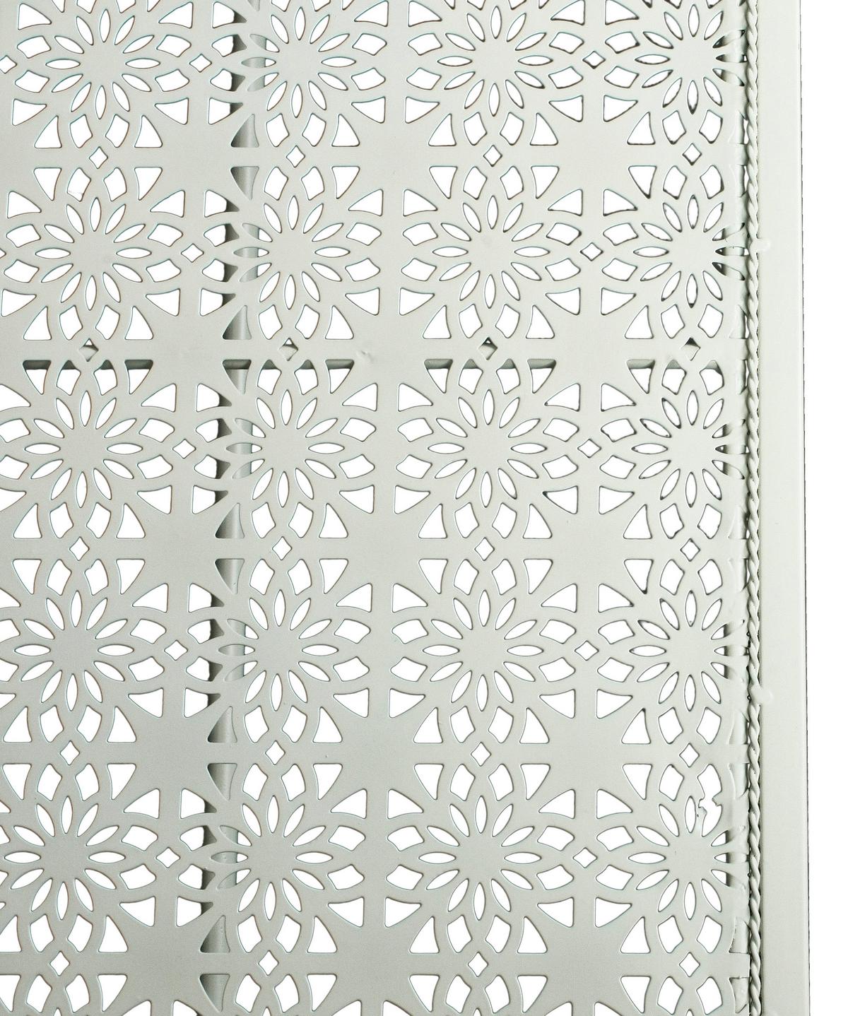 Gartenbank Stahl 2-Sitzer Lascar in Weiß - Weiß, Basics, Metall (120/95/48cm)