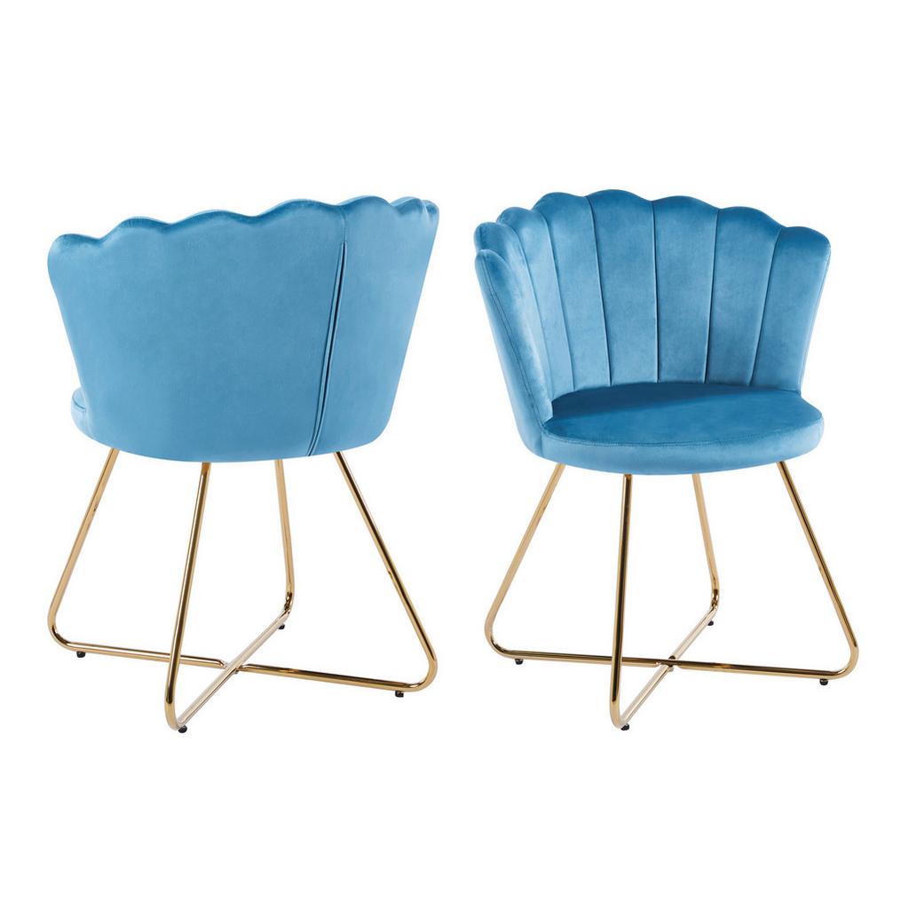 Stuhl-Set Blau B: 69,5 cm