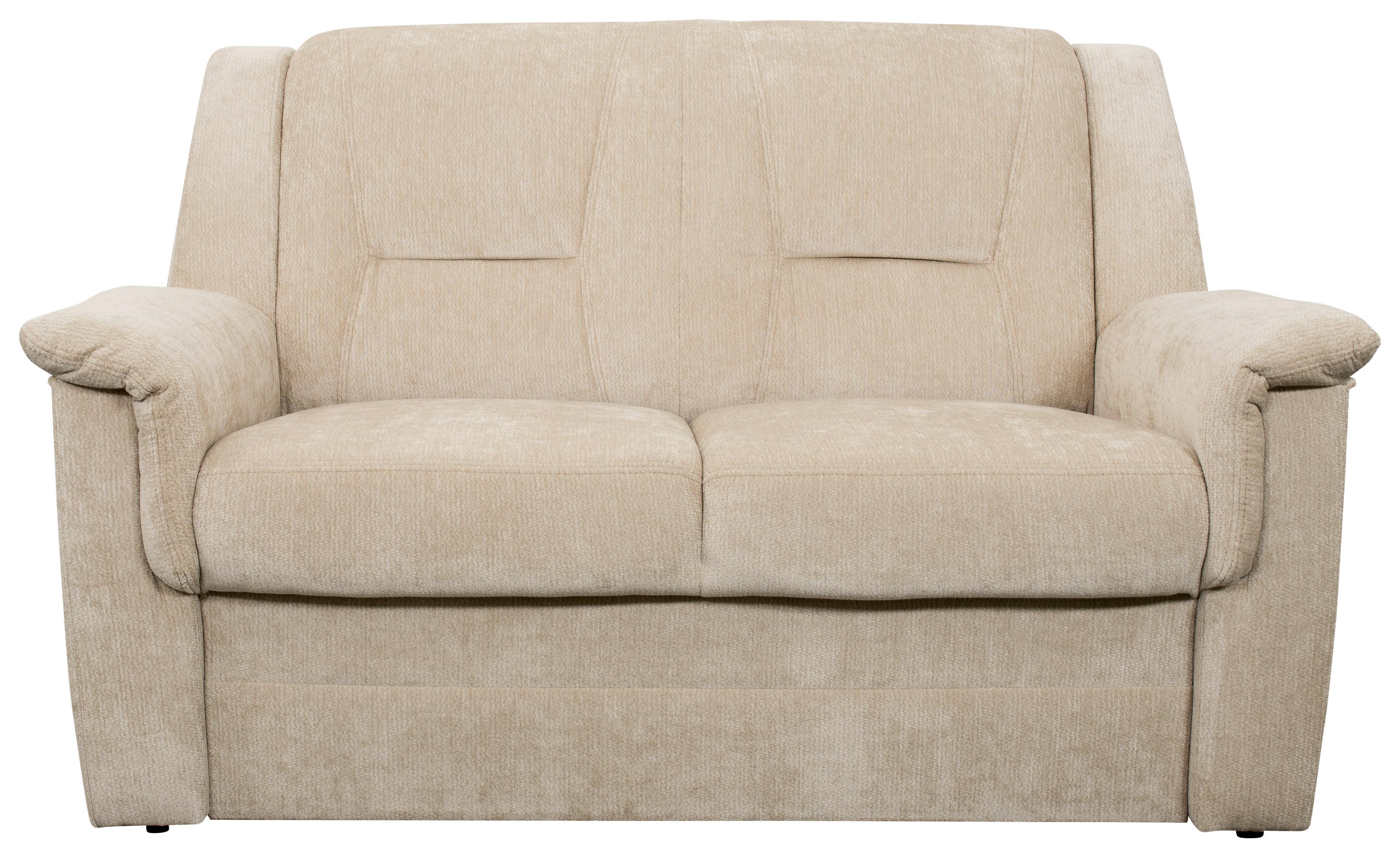 2-SITZER-SOFA Rafael, Beige B: 152 cm - Beige/Schwarz, Trend, Textil (152/95/95cm)