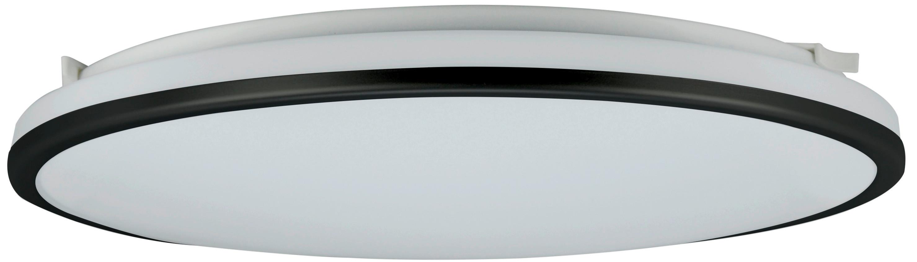 LED-Deckenleuchte Ø 33 cm, mit Farbtemperaturwechsler - Anthrazit, Basics, Kunststoff/Metall (33/5,7cm)