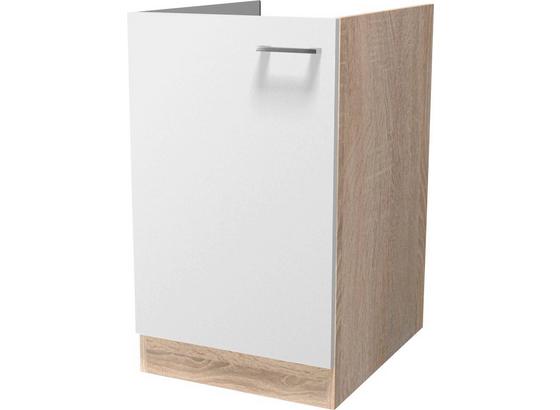 Spülenunterschrank Samoa Spu 50-1 - Eichefarben/Weiß, KONVENTIONELL, Holzwerkstoff (50/86/57cm) Spülenunterschrank Samoa Spu 50-1 - Eichefarben/Weiß, KONVENTIONELL, Holzwerkstoff (50/86/57cm)