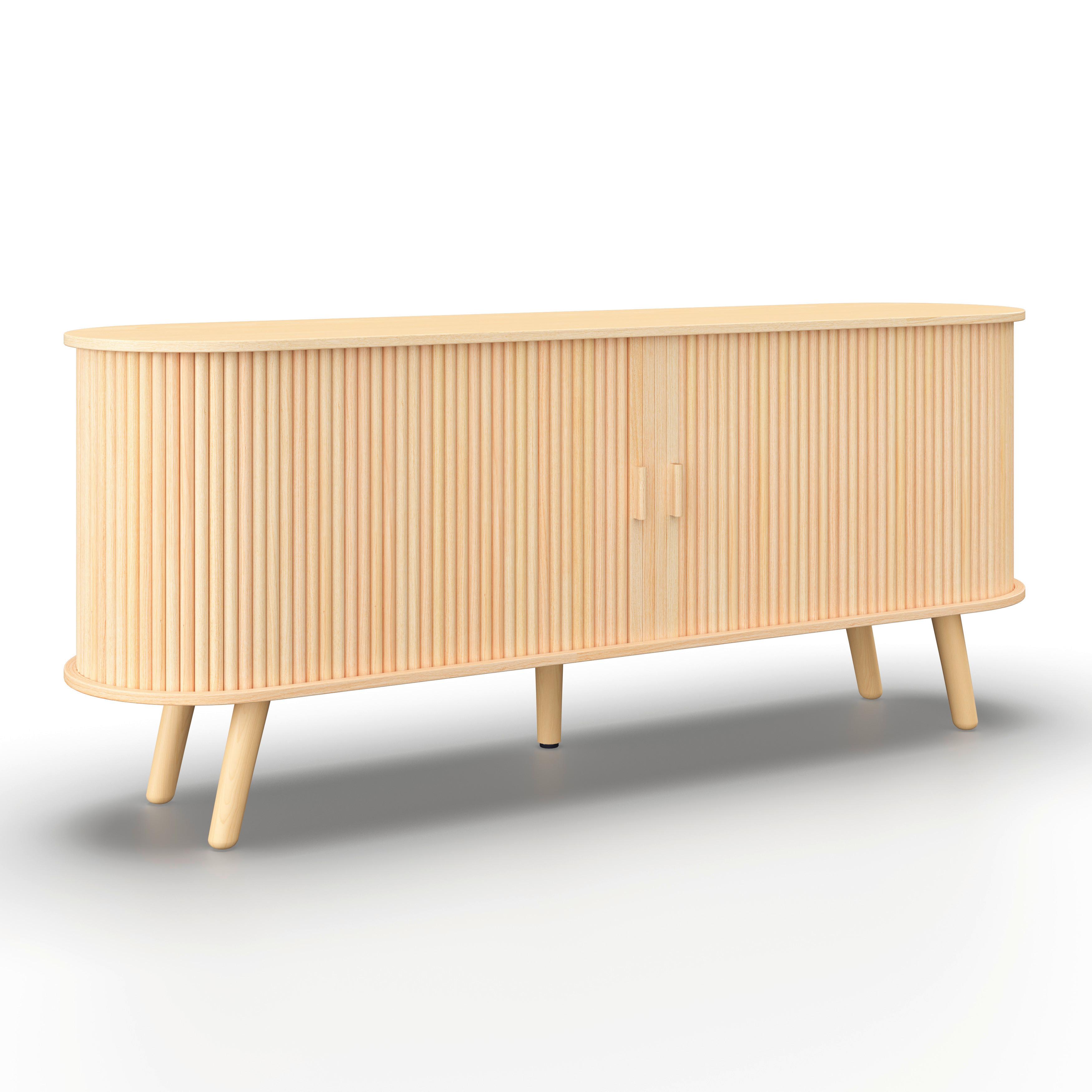 Komoda ENNIO - farba duba, Modern, drevo/kompozitné drevo (160/80/40cm) - Bessagi Home