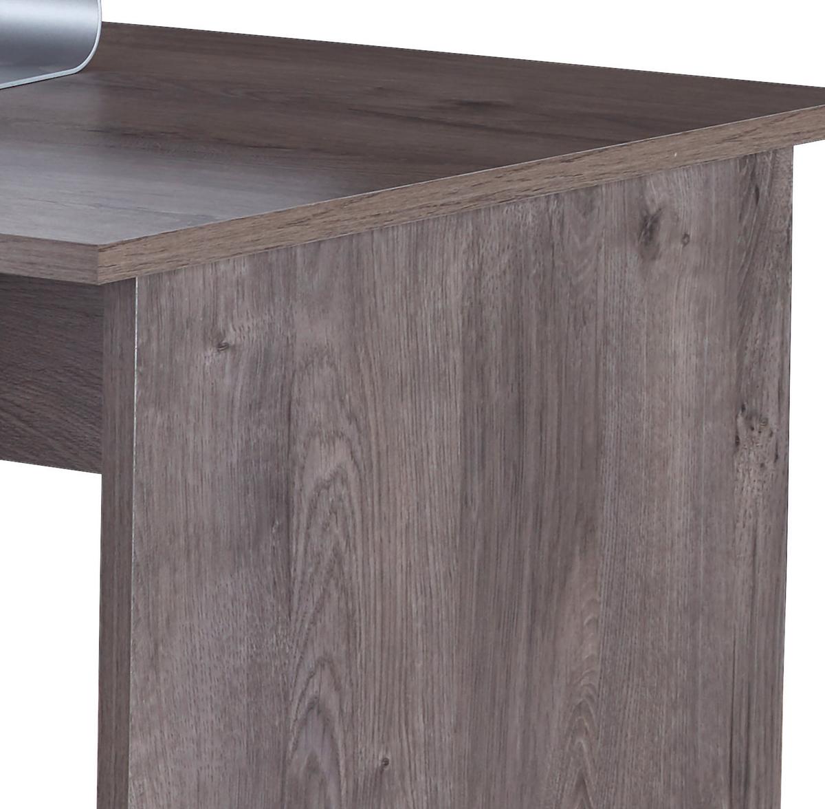 Schreibtischmit Stauraum B 110cm H 74 cm Palermo, Eiche Dekor - Eichefarben/Weiß, MODERN, Holzwerkstoff (110/74/60cm)