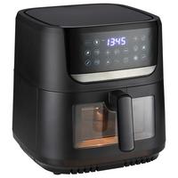 Heißluftfritteuse Valentin - Schwarz, Basics, Kunststoff/Metall (32,1/39,9/32,8cm) - Bono