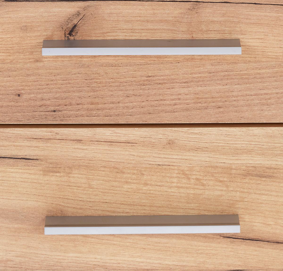 Kontajner FONTANA FTK06 - čierna/farba jelše, Modern, kompozitné drevo/plast (44,3/59,6/50cm)