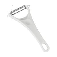 Sparschäler Y Marvin, Weiß B/l: Ca. 7,3/15 Cm - Edelstahlfarben, Basics, Metall (7,3/15cm) - Metaltex