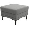 Hocker Looks Vii - Schwarz/Grau, Design, Textil (55/45/55cm) - LOOKS by W.Joop